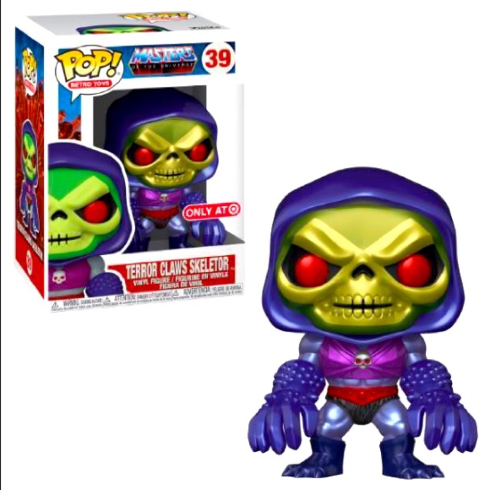 NIB MOTU Terror Claws Skeletor Metallic Pop 39